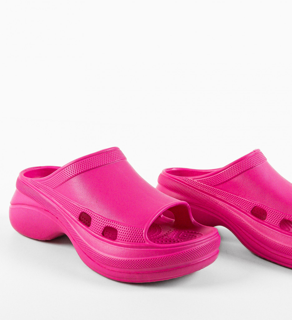 Poze Papuci dama Lin Fuchsia DePurtat