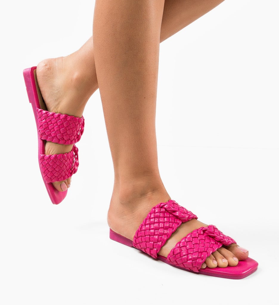 Papuci dama Mateo Fuchsia - 2 | YEO