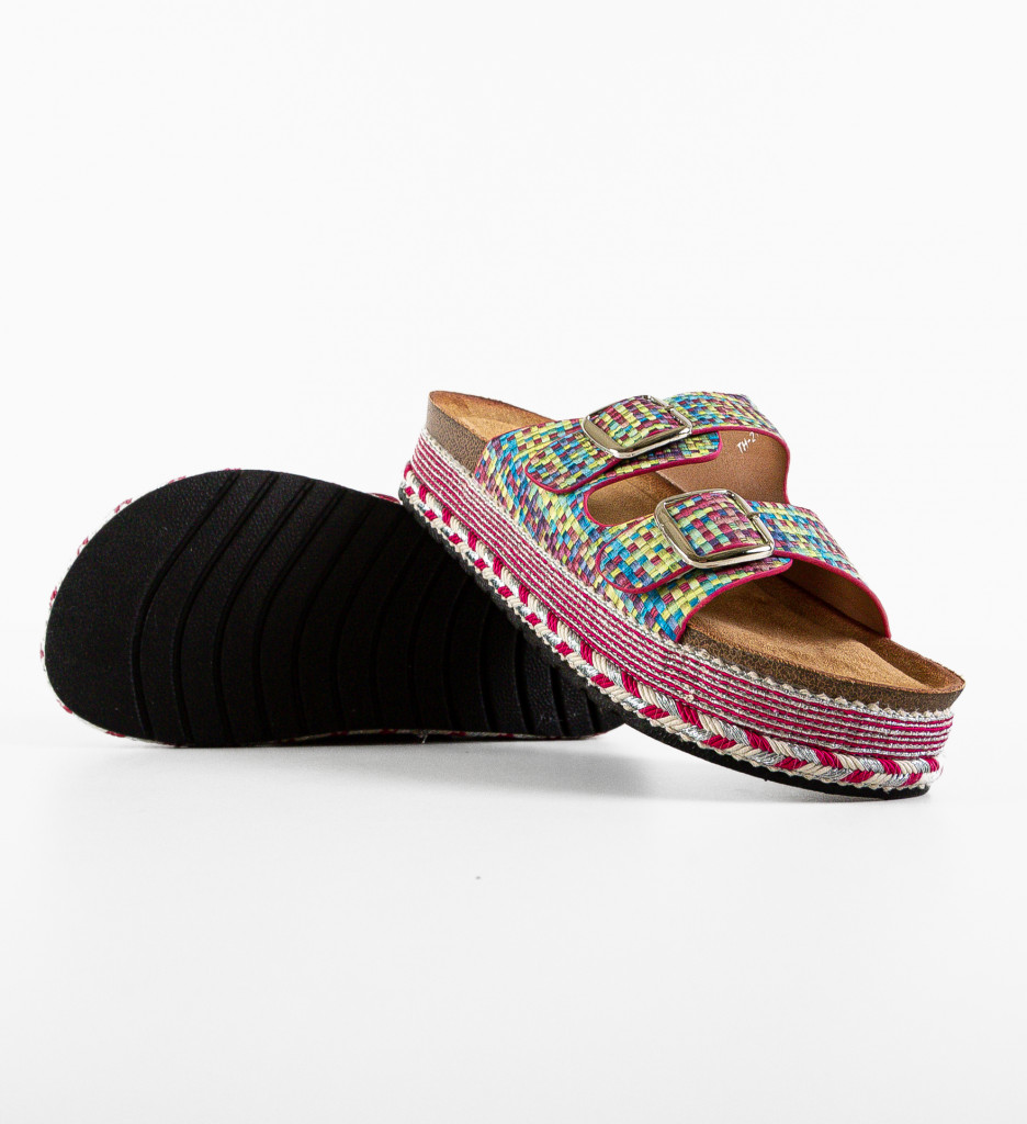 Papuci dama Miller Fuchsia - 5 | YEO