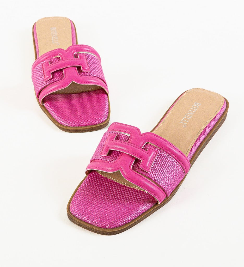 Papuci dama Stomp Fuchsia - 3 | YEO