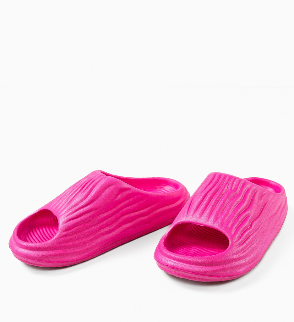 Papuci dama Zebros Fuchsia - 4 | YEO