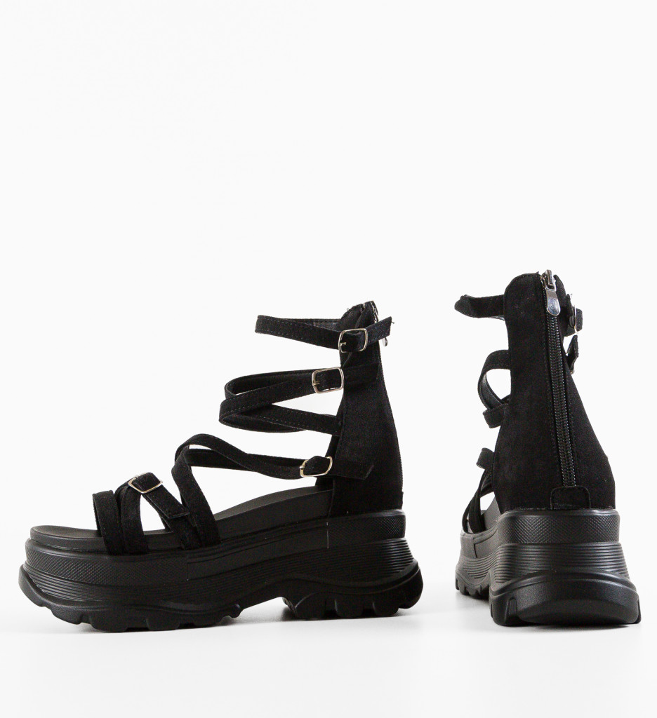 Platforme dama Cabrese Negre - 4 | YEO