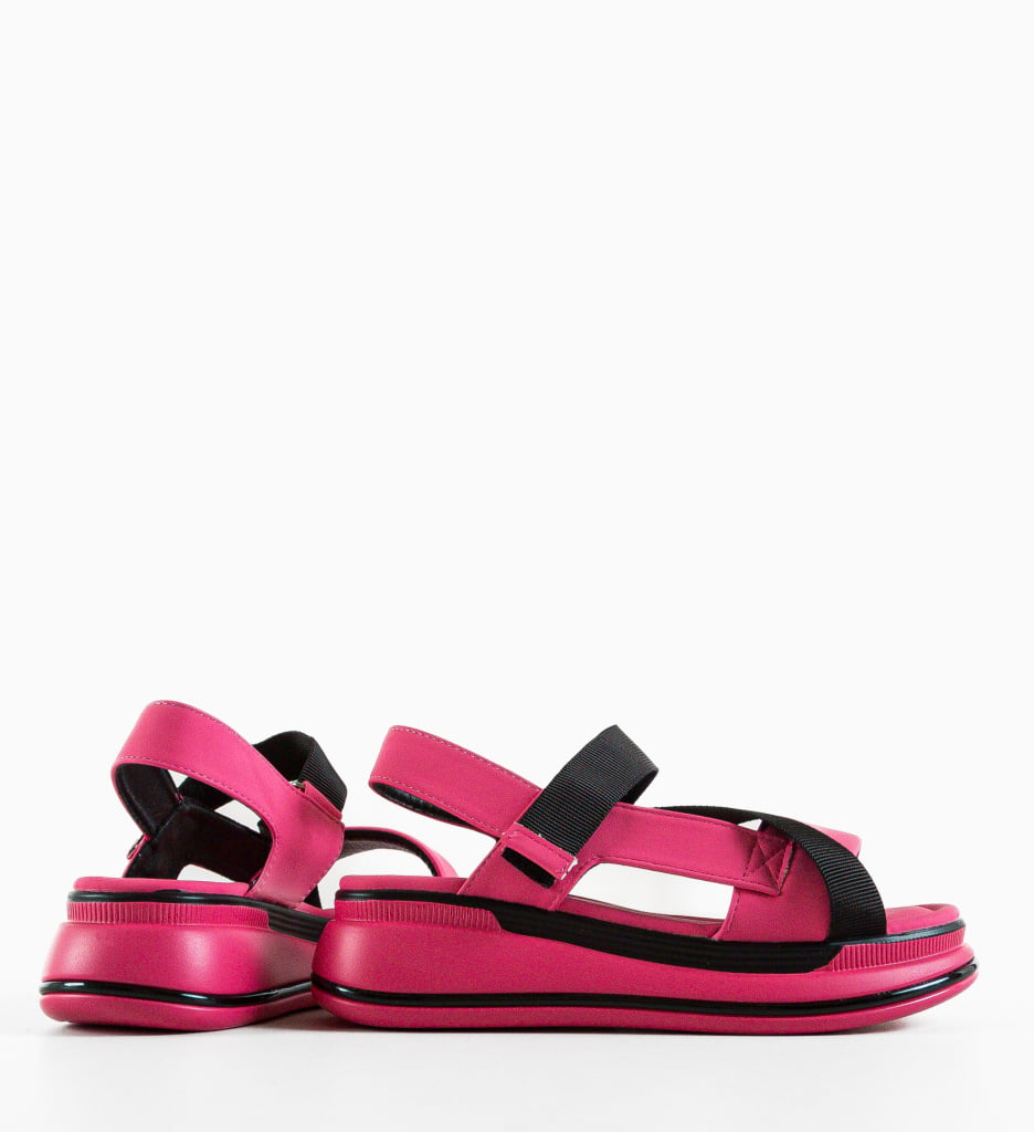 Platforme dama Corfu Fuchsia - 4 | YEO