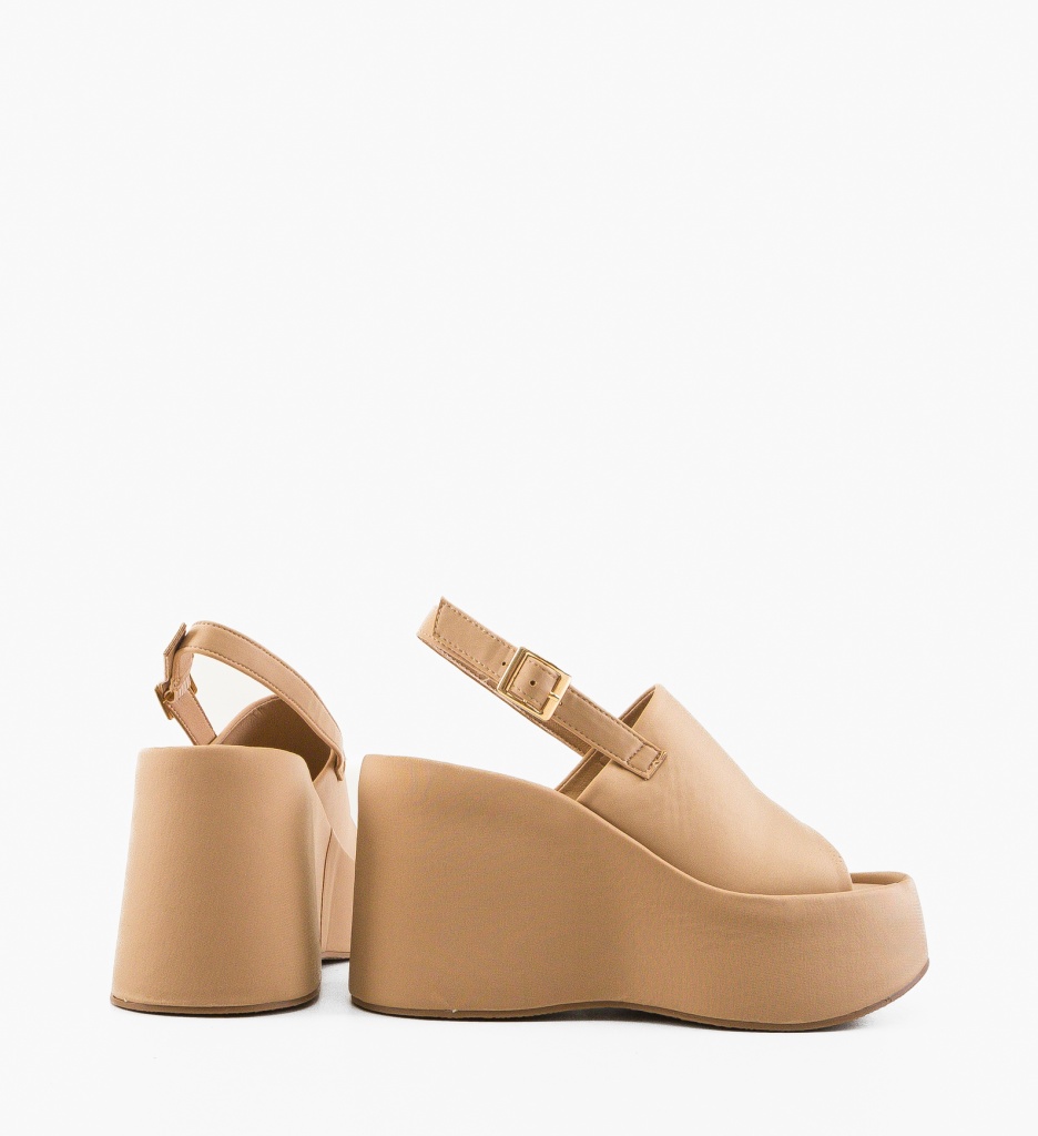 Platforme dama Ingram Bej - 4 | YEO