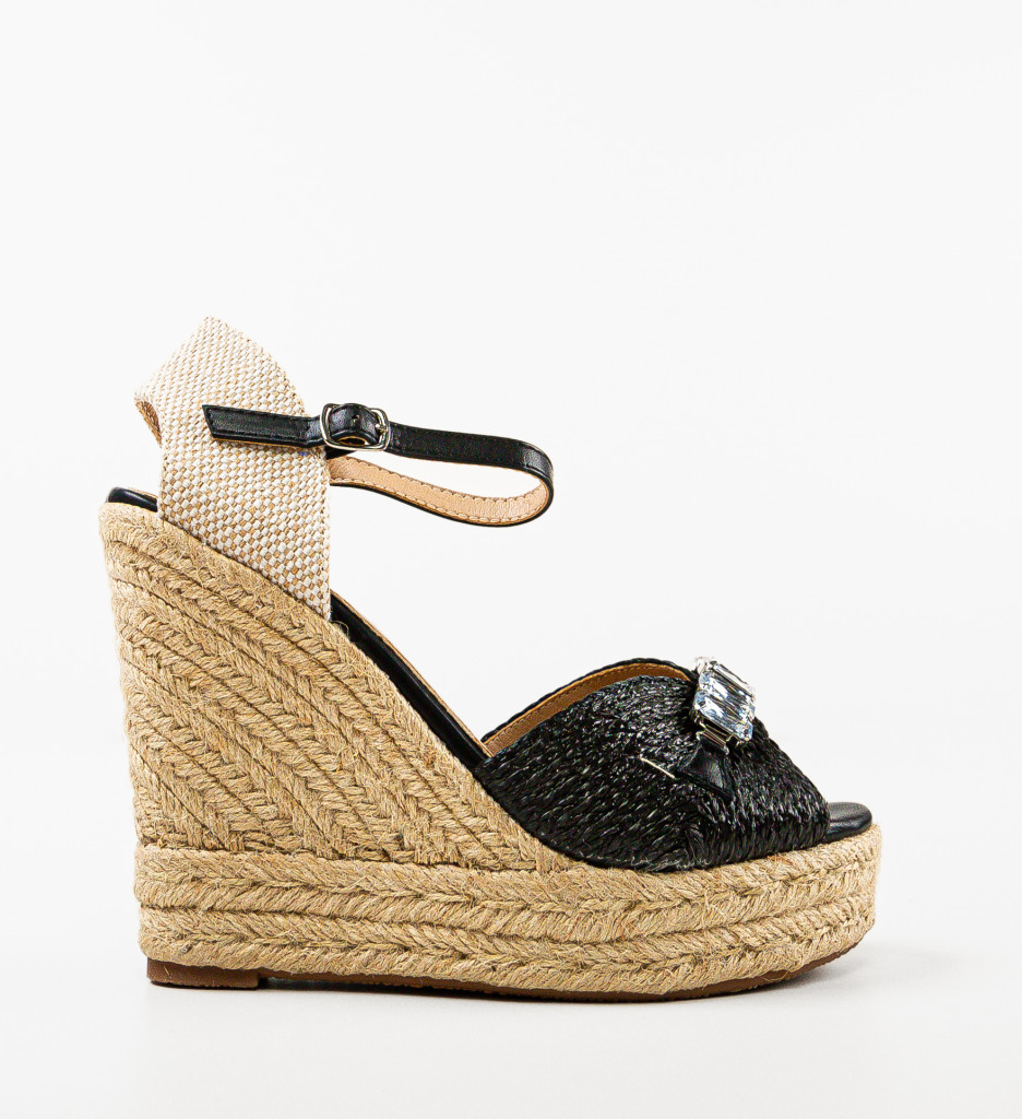 Platforme dama Padma Negre - 3 | YEO