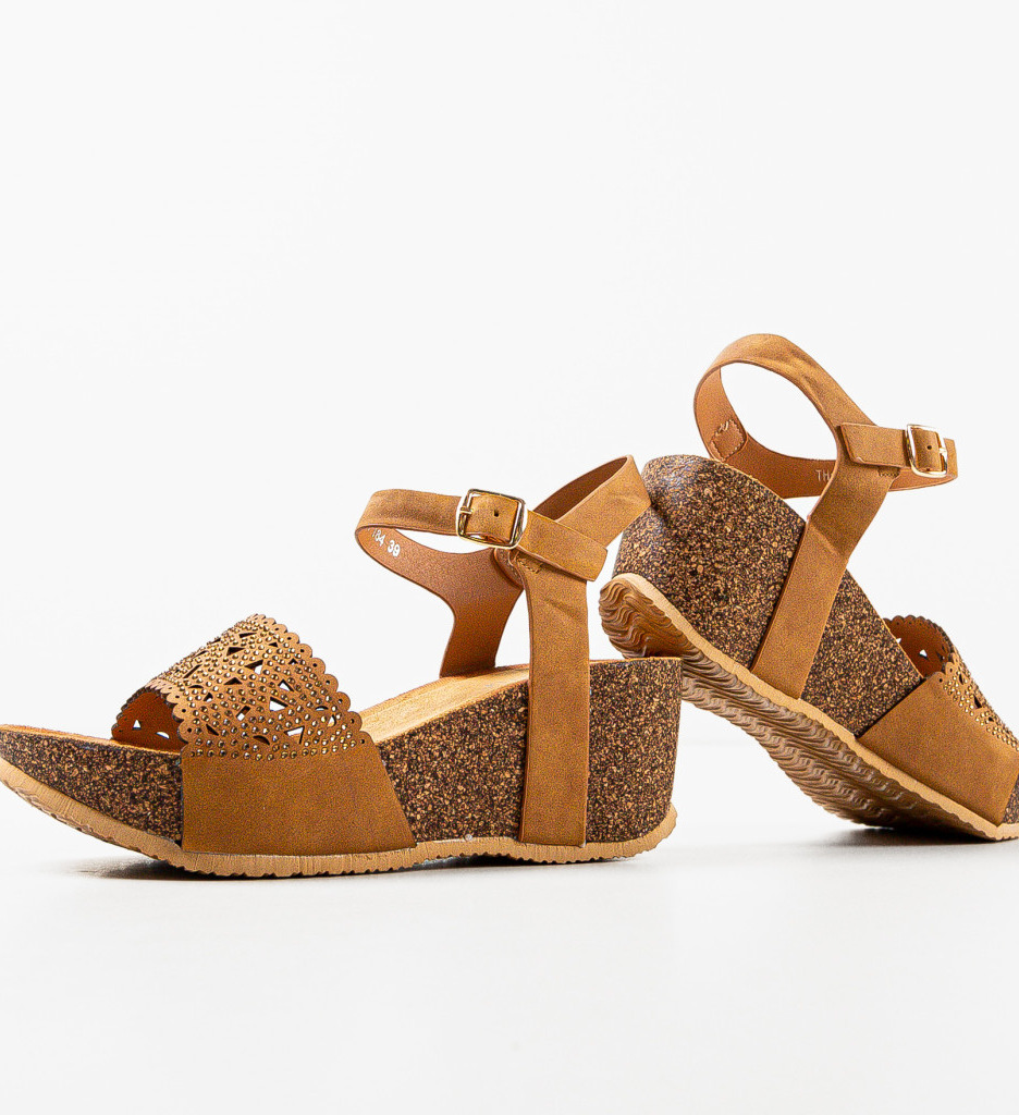 Platforme dama Tessa Camel - 5 | YEO