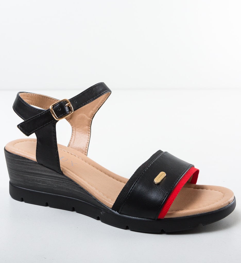 Sandale Contie Negre - 4 | YEO