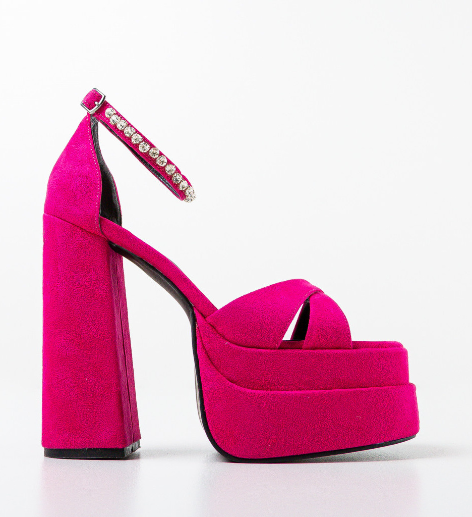 Sandale dama Aky Fuchsia - 3 | YEO