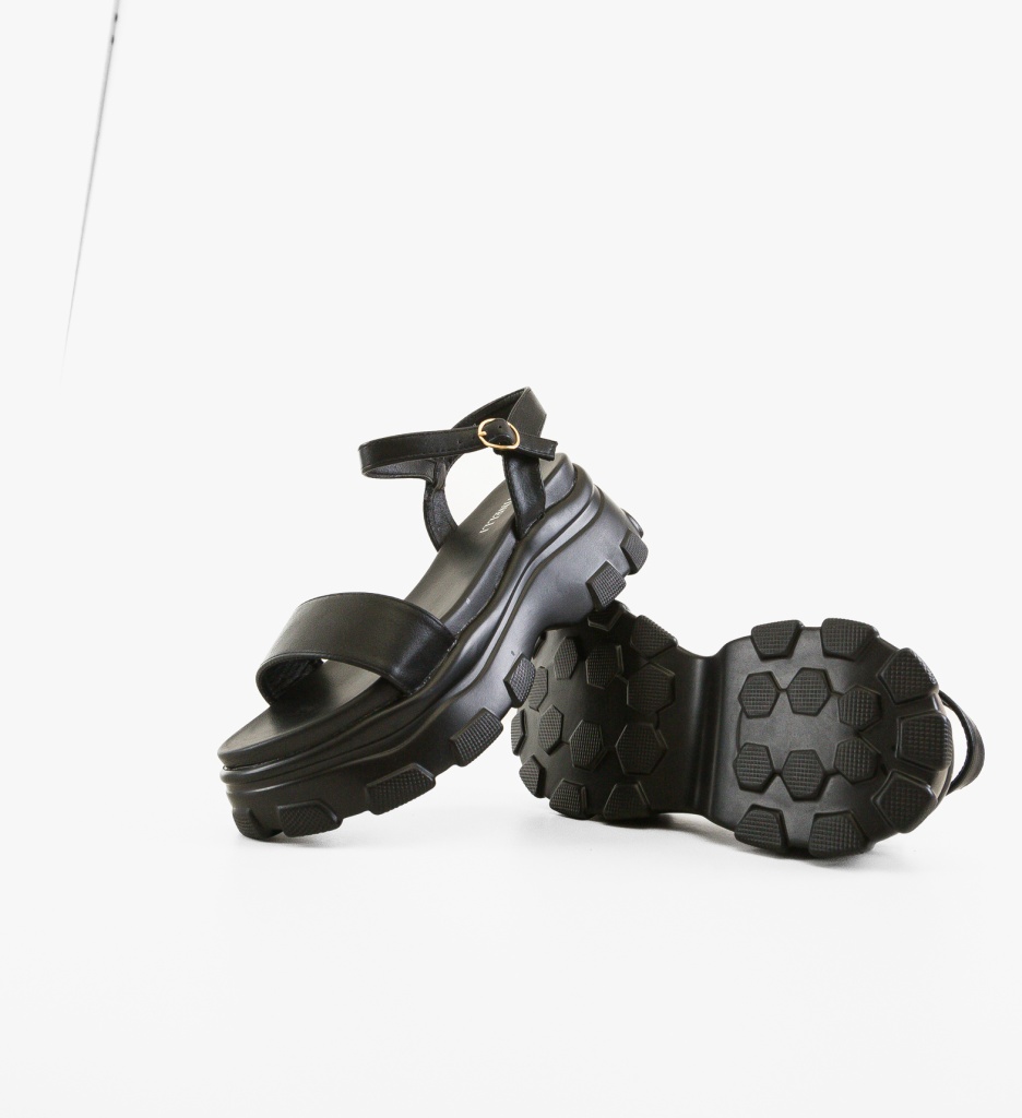 Sandale dama Aviv Negre - 5 | YEO