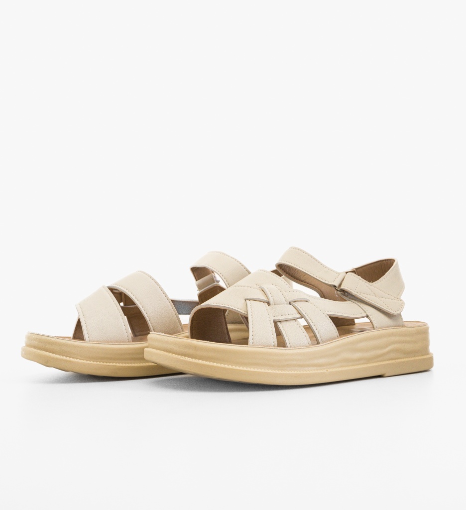 Sandale dama Balance Bej - 3 | YEO