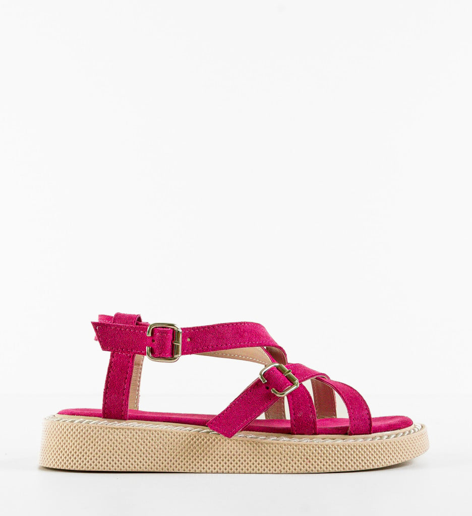 Sandale dama Bekaha Fuchsia - 3 | YEO