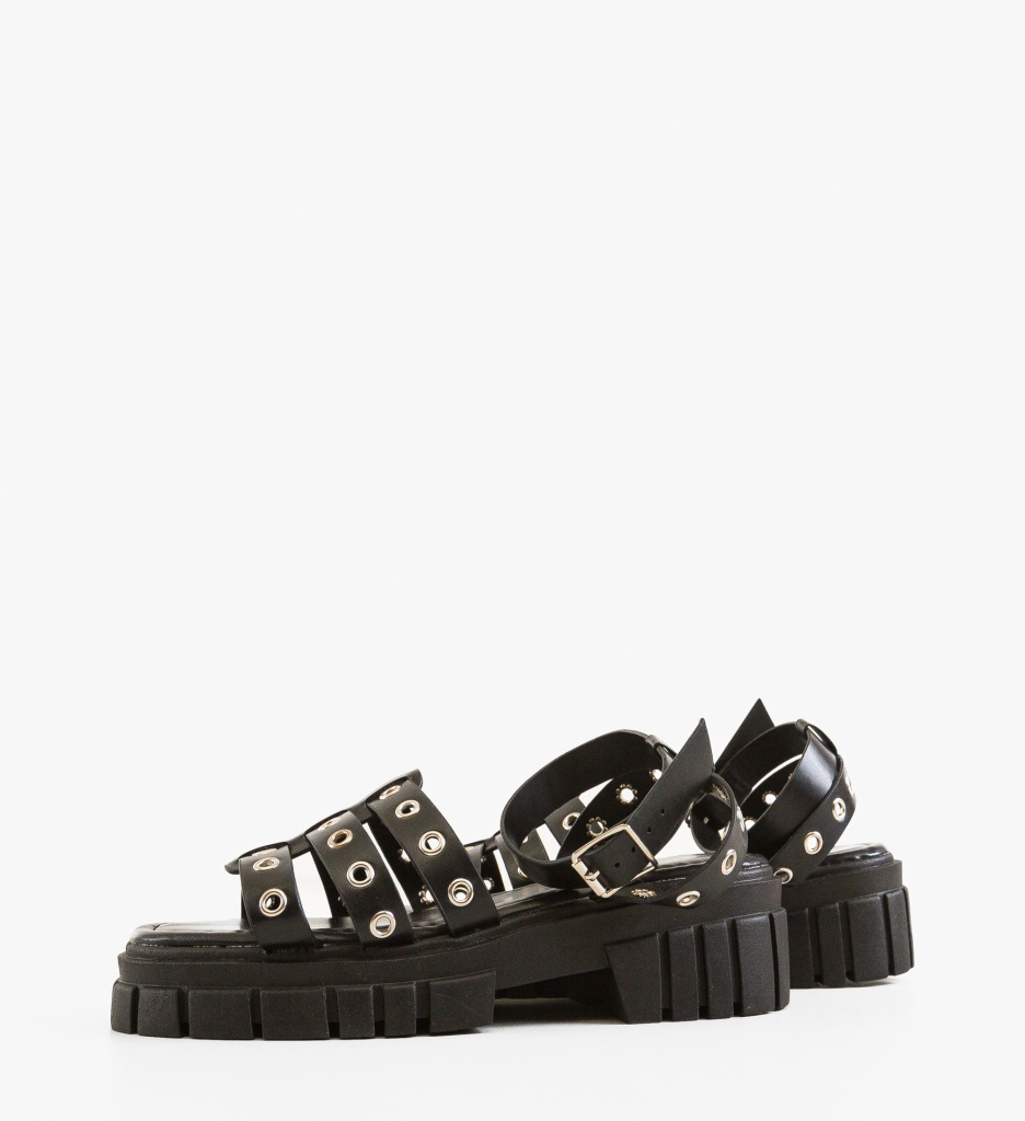 Sandale dama Bruce Negre - 3 | YEO
