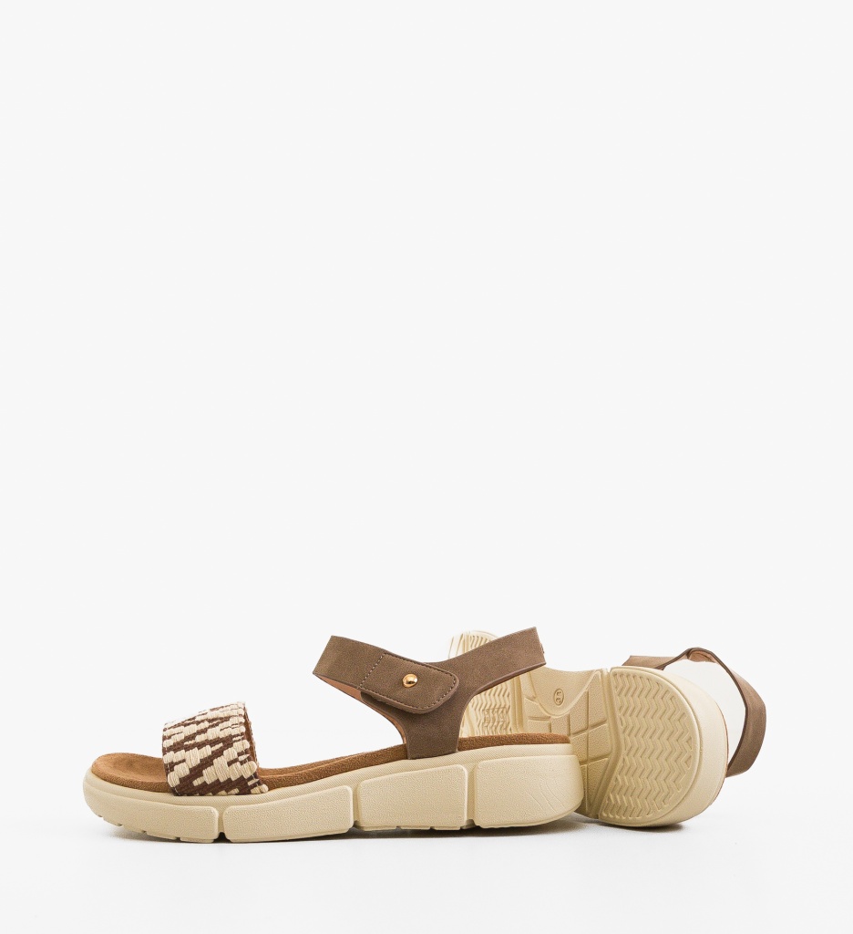 Sandale dama Feciulia Camel - 4 | YEO