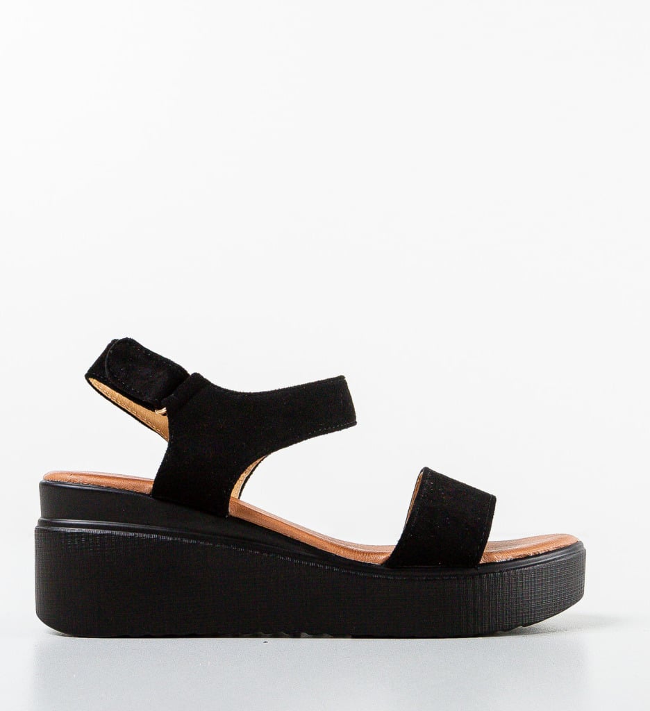 Sandale dama Geograpf Negre - 3 | YEO