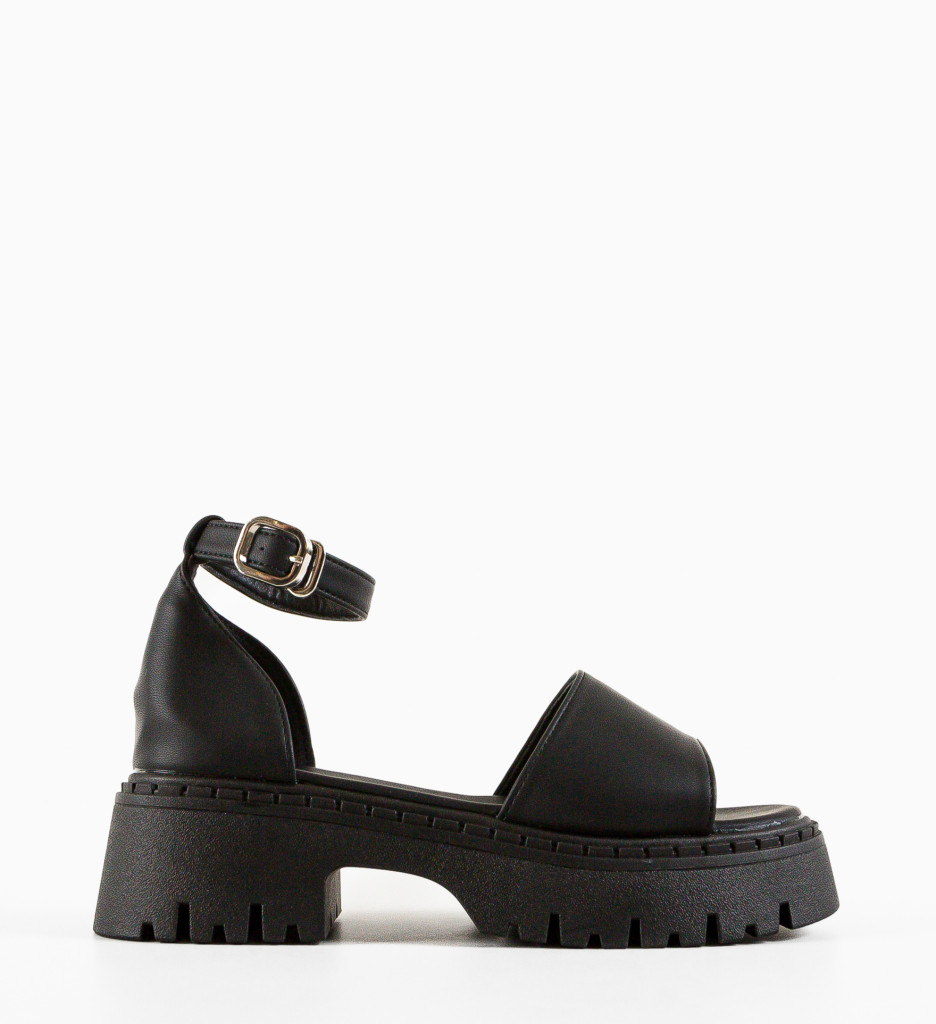 Sandale dama Helle Negre - 5 | YEO