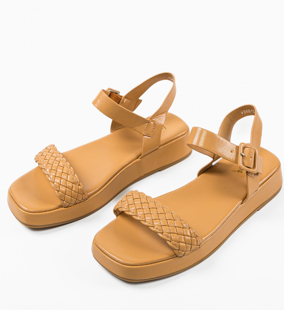 Sandale dama Lochlain Camel - 4 | YEO