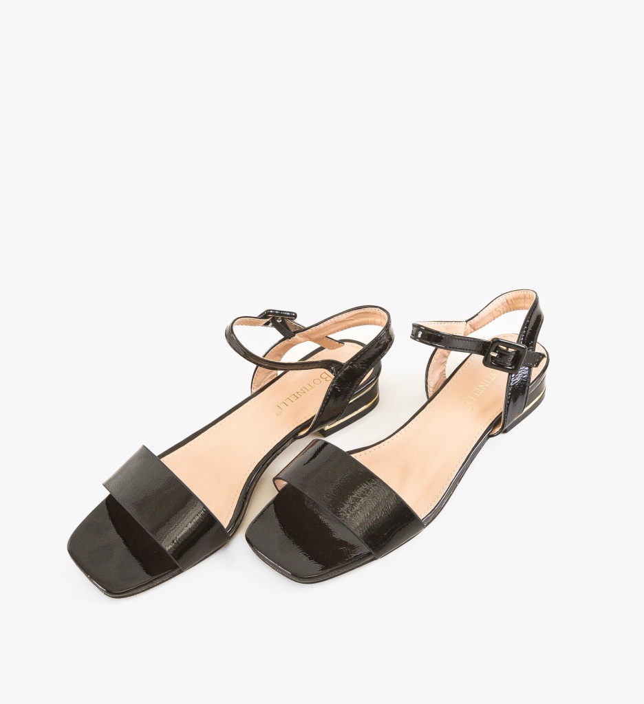 Sandale dama Luncama Negre - 3 | YEO