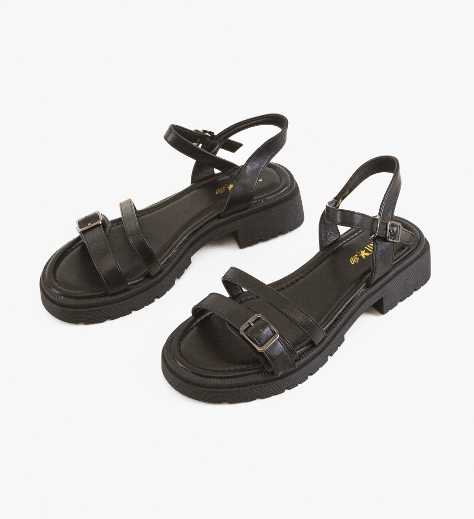 Sandale dama Mavy Negre - 4 | YEO