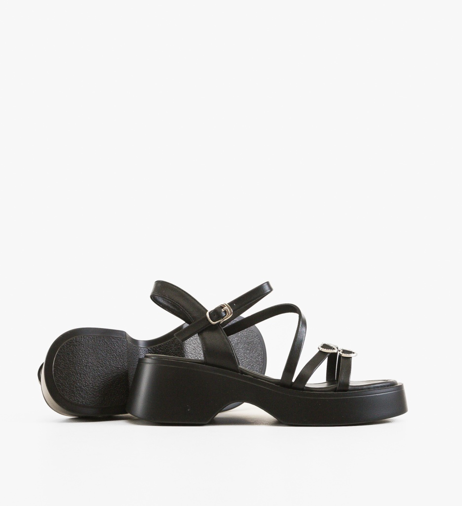 Sandale dama Mininara Negre - 3 | YEO