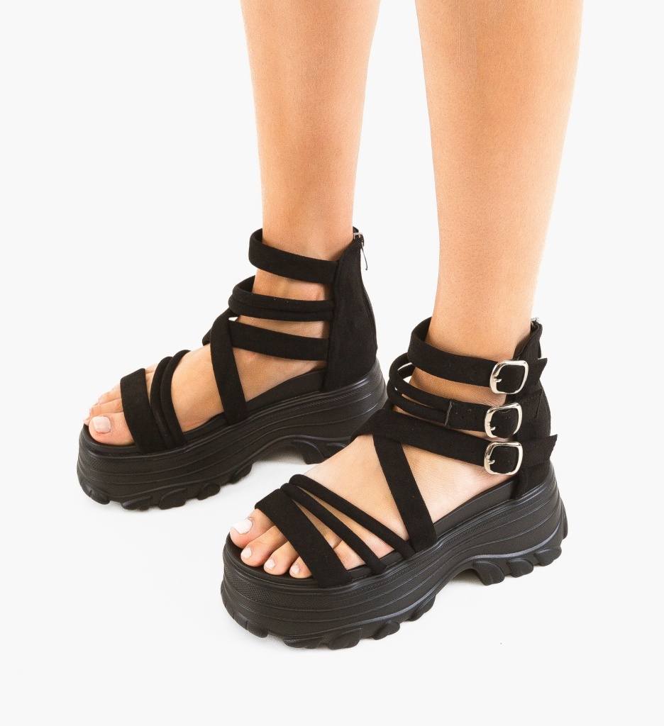 Sandale dama Neyka Negre - 1 | YEO