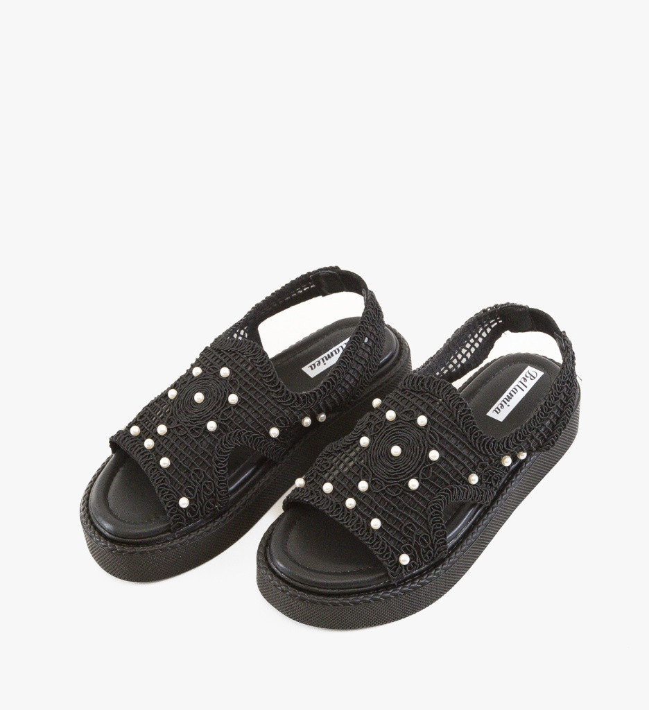 Sandale dama Parson Negre - 4 | YEO