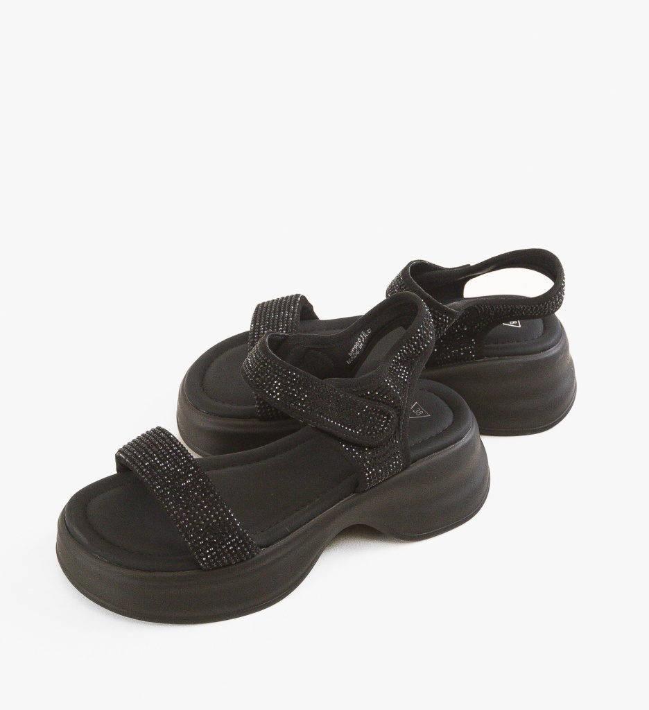 Sandale dama Ross Negre - 4 | YEO