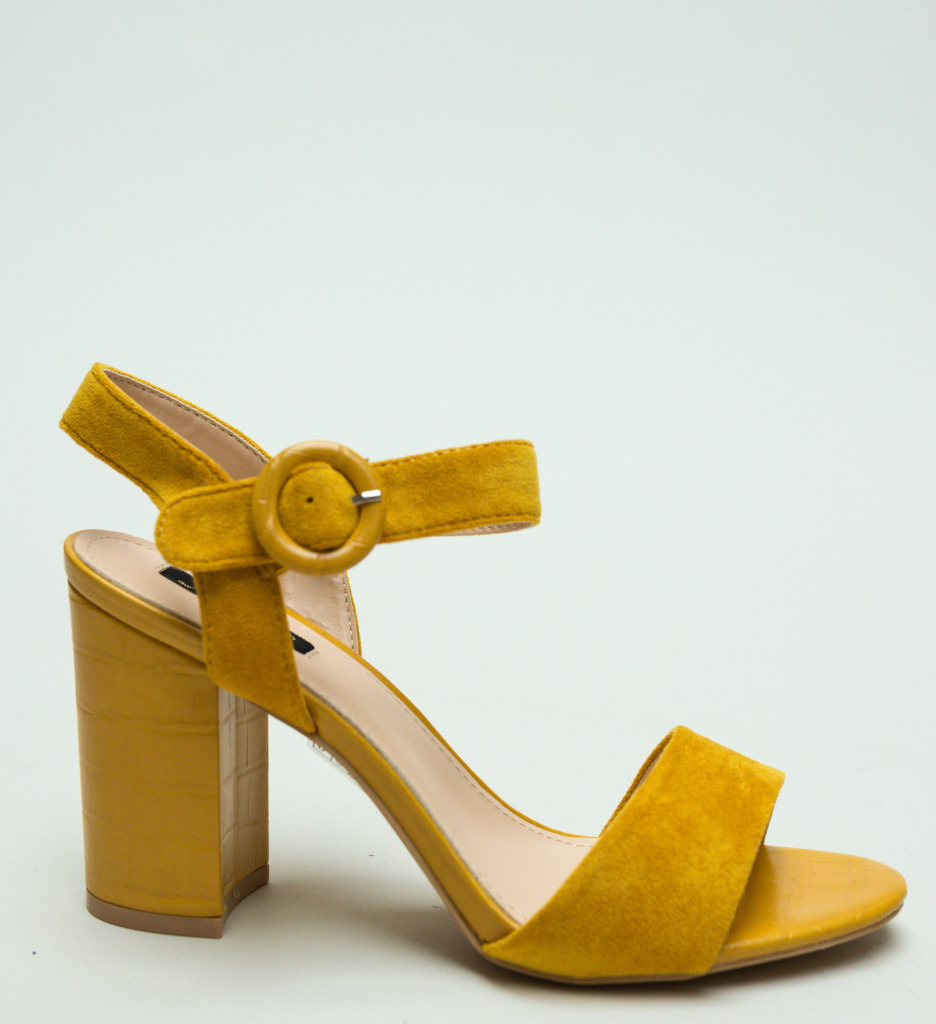 Poze Sandale Sancio Galbene depurtat.ro 