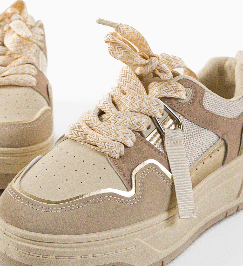 Poze Sneakers dama Don Khaki DePurtat