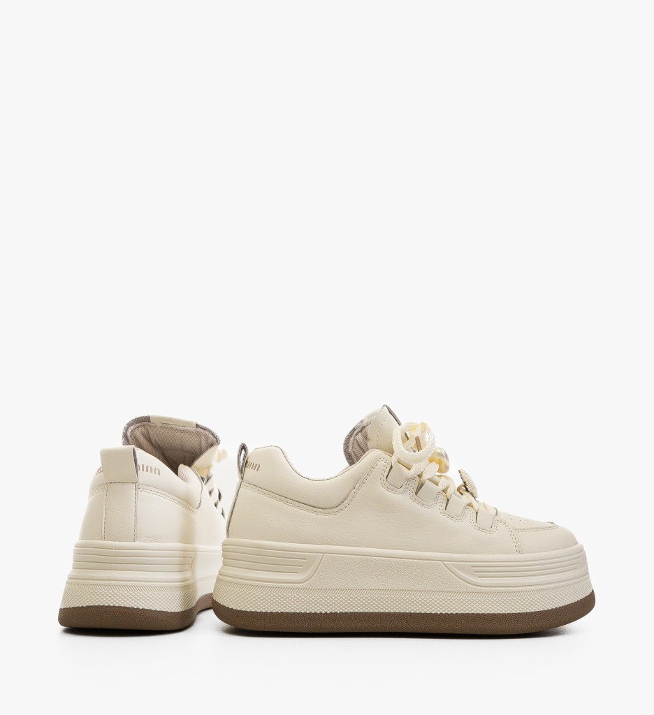 Sneakers dama Durga Bej - 5 | YEO