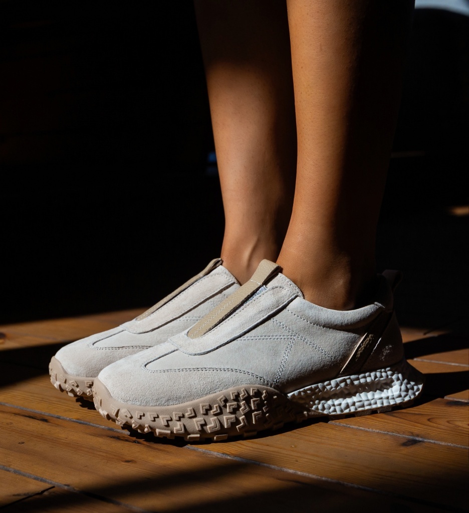 Sneakers dama Florena Bej - 2 | YEO
