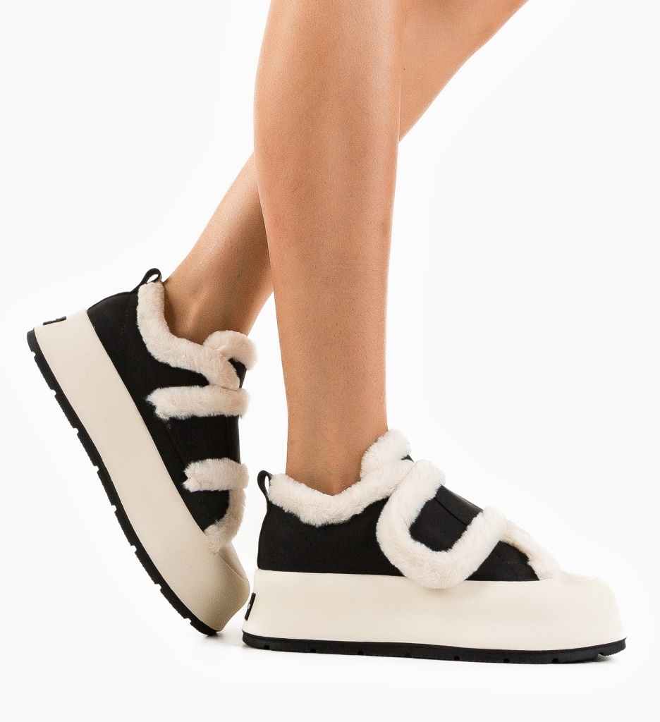 Sneakers dama Foxy Negre - 1 | YEO