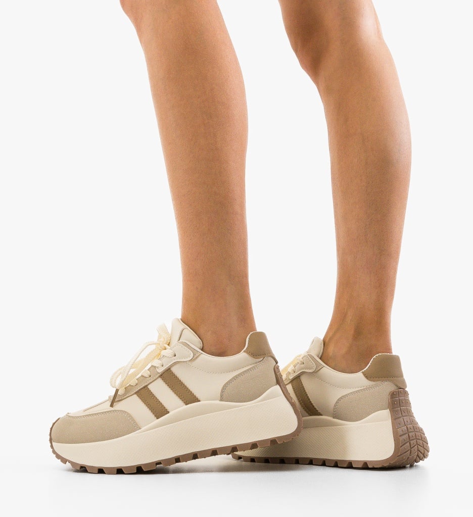 Sneakers dama Galile Khaki - 2 | YEO