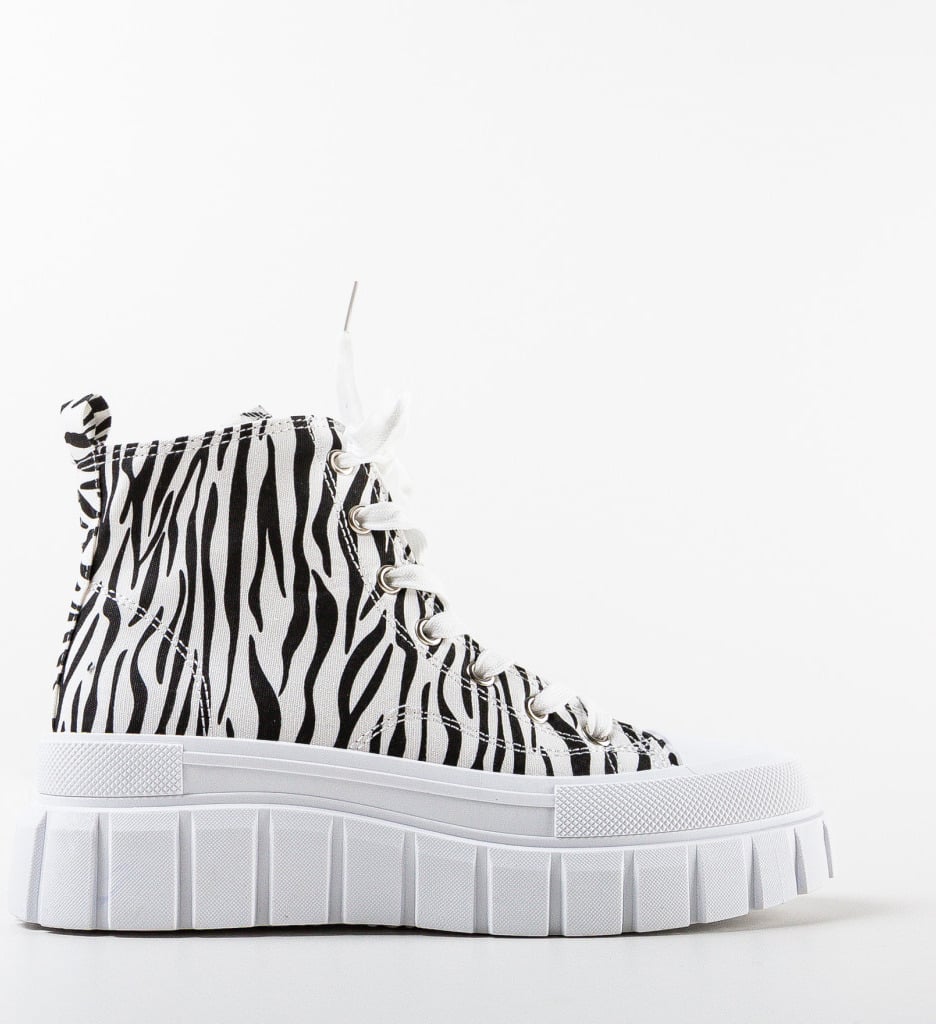 Sneakers dama Hogg Zebra - 3 | YEO