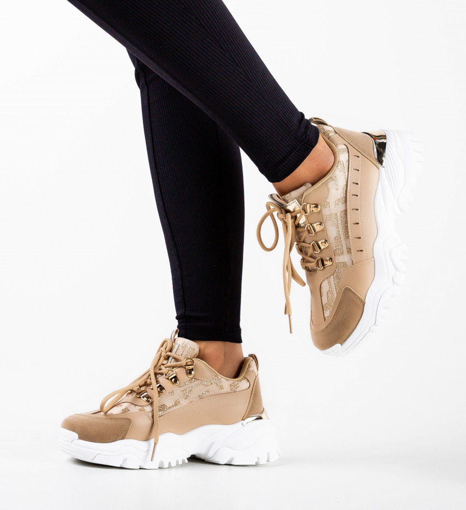 Sneakers dama Huff Khaki - 1 | YEO