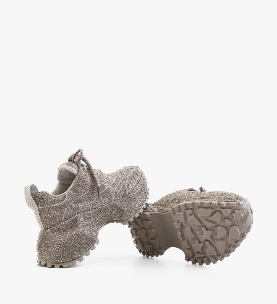 Sneakers dama Juanita Argintii - 3 | YEO