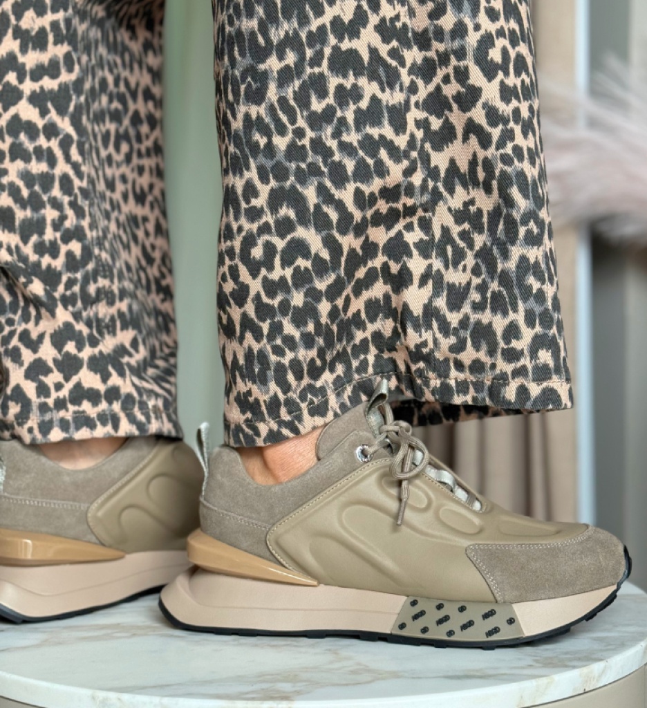 Sneakers dama Kajmer Khaki - 1 | YEO