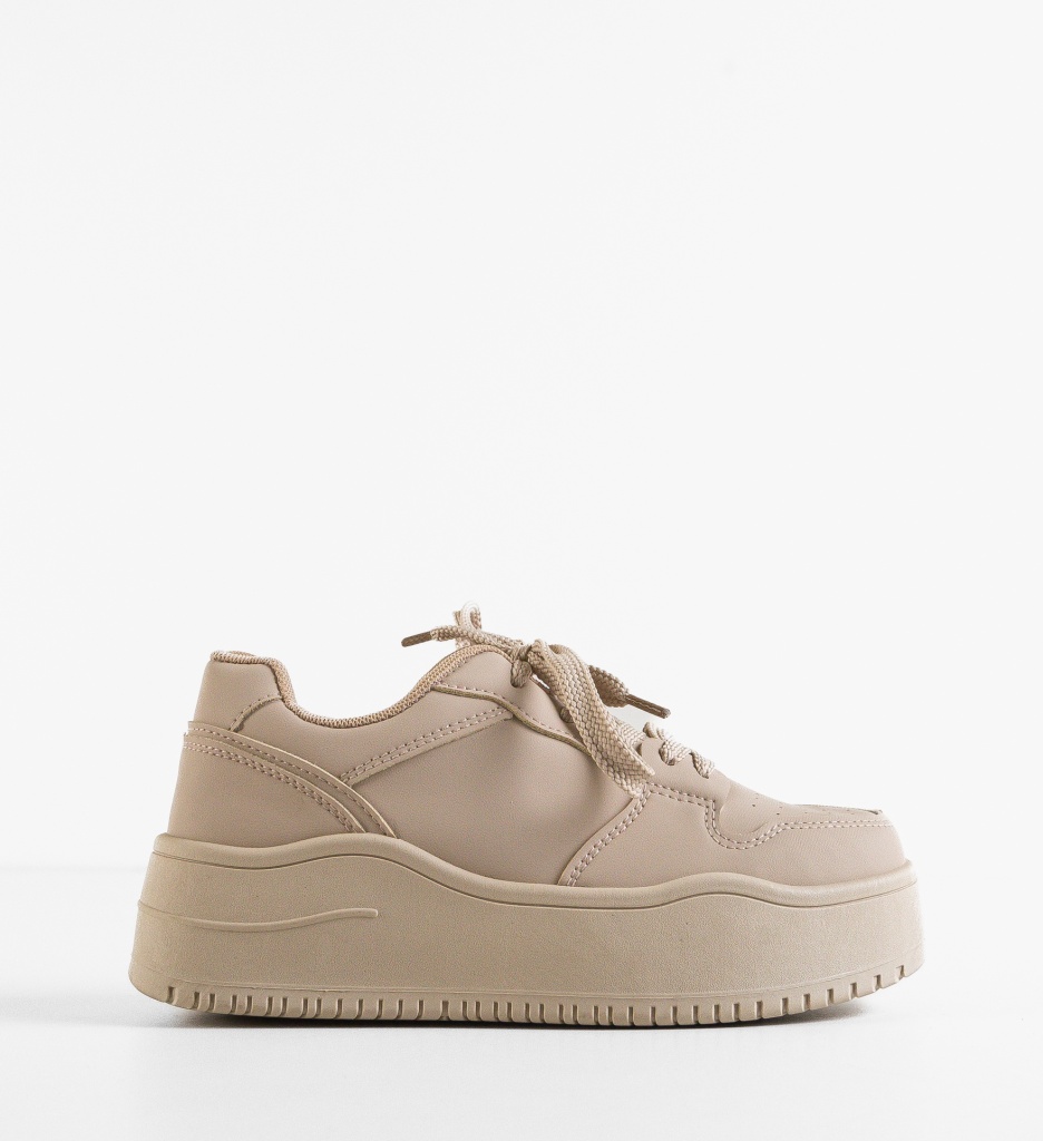 Sneakers dama Kramy Khaki - 4 | YEO