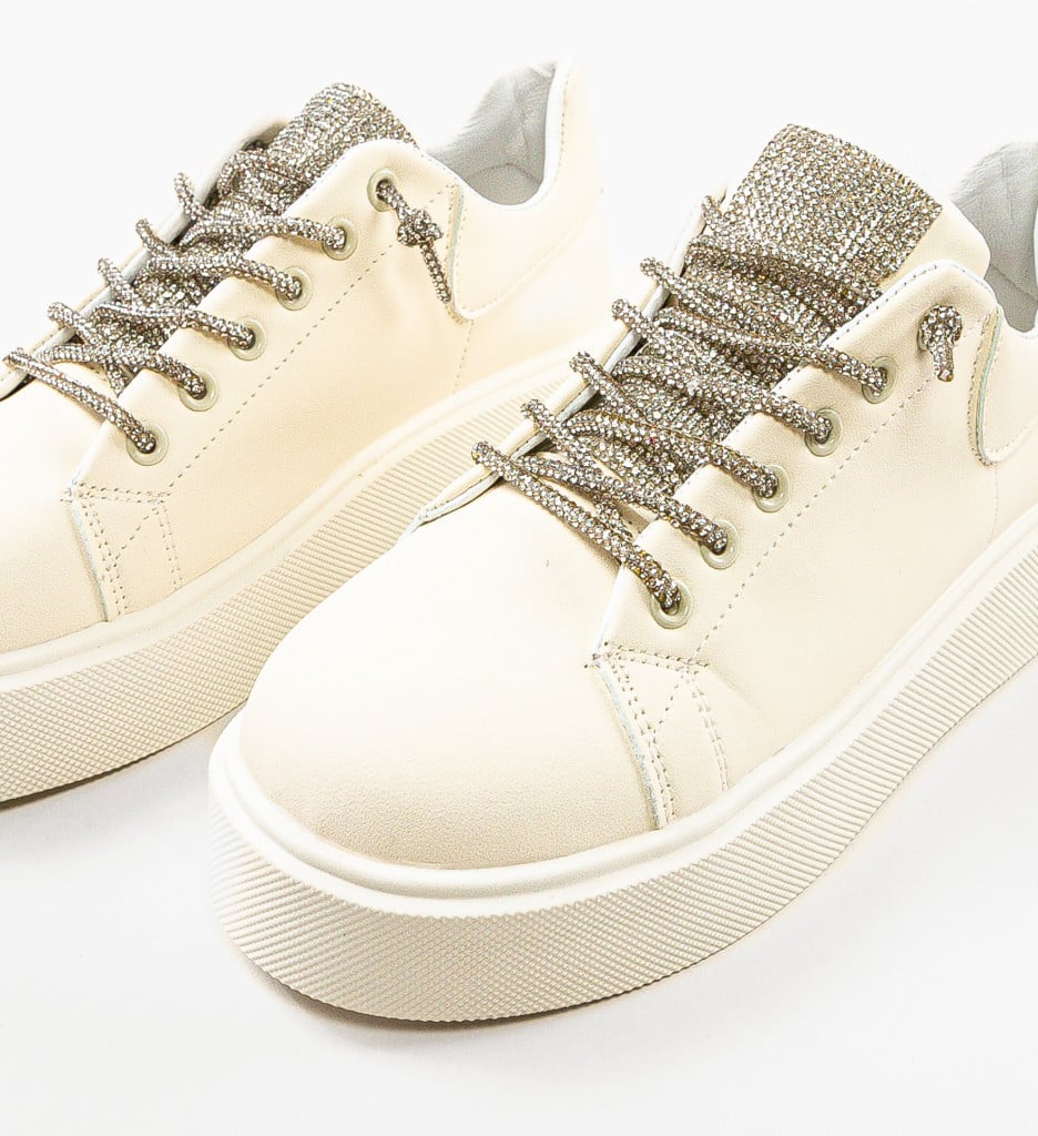 Sneakers dama Laro Bej - 5 | YEO