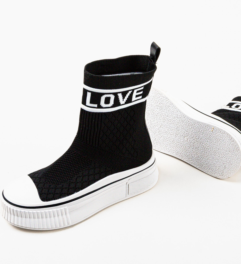 Sneakers dama Loveest Negri - 5 | YEO