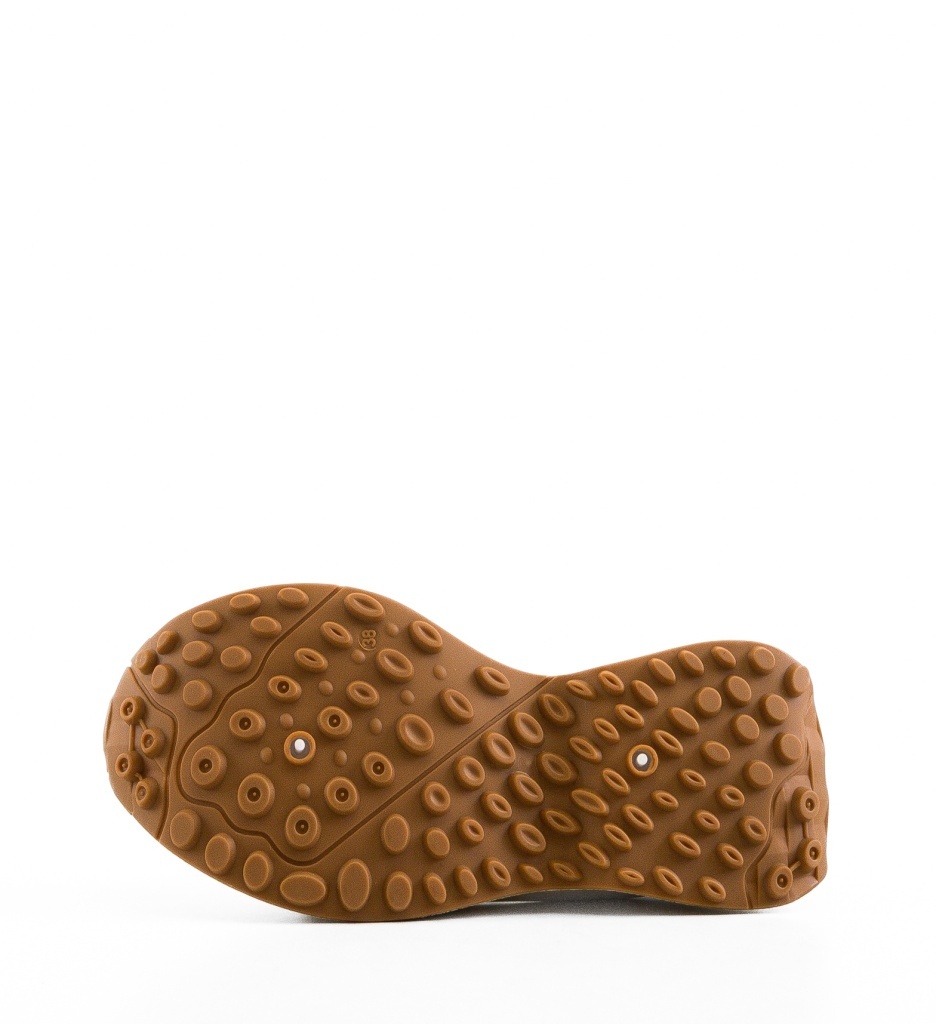 Sneakers dama Marble Bej - 4 | YEO