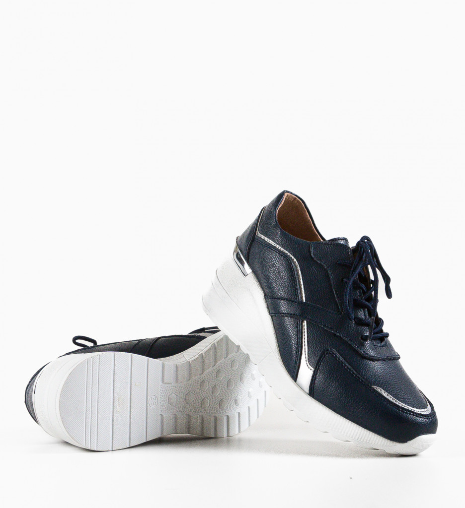 Sneakers dama Mikke Bleumarin - 4 | YEO