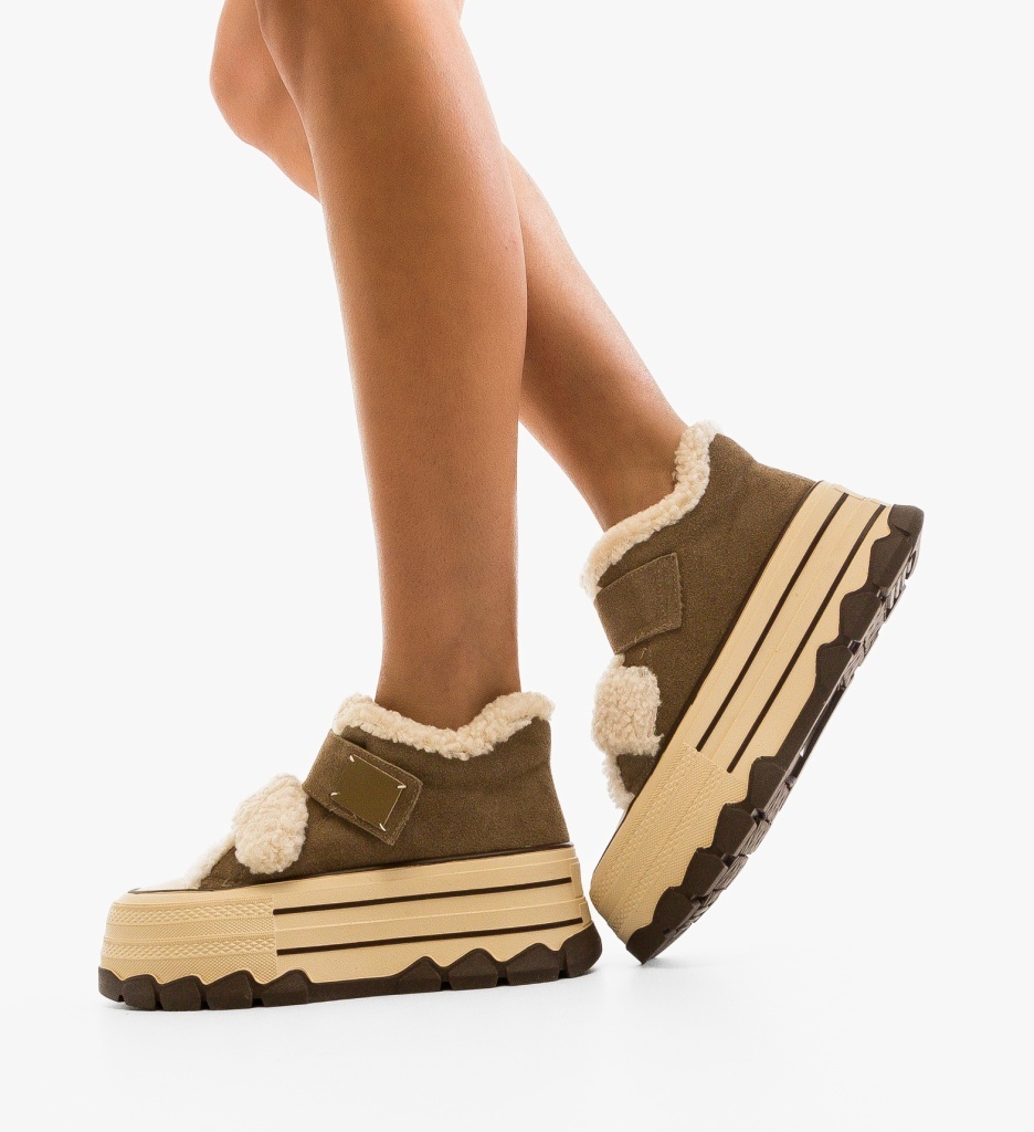 Sneakers dama Ojuh Khaki - 2 | YEO