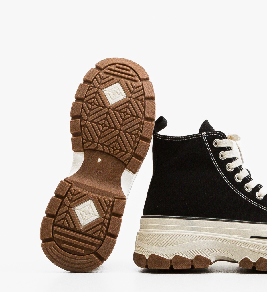 Sneakers dama Pusty Negre - 3 | YEO