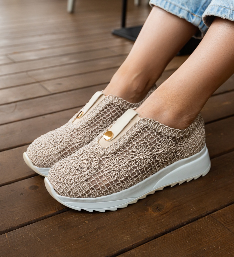 Sneakers dama Selima Bej