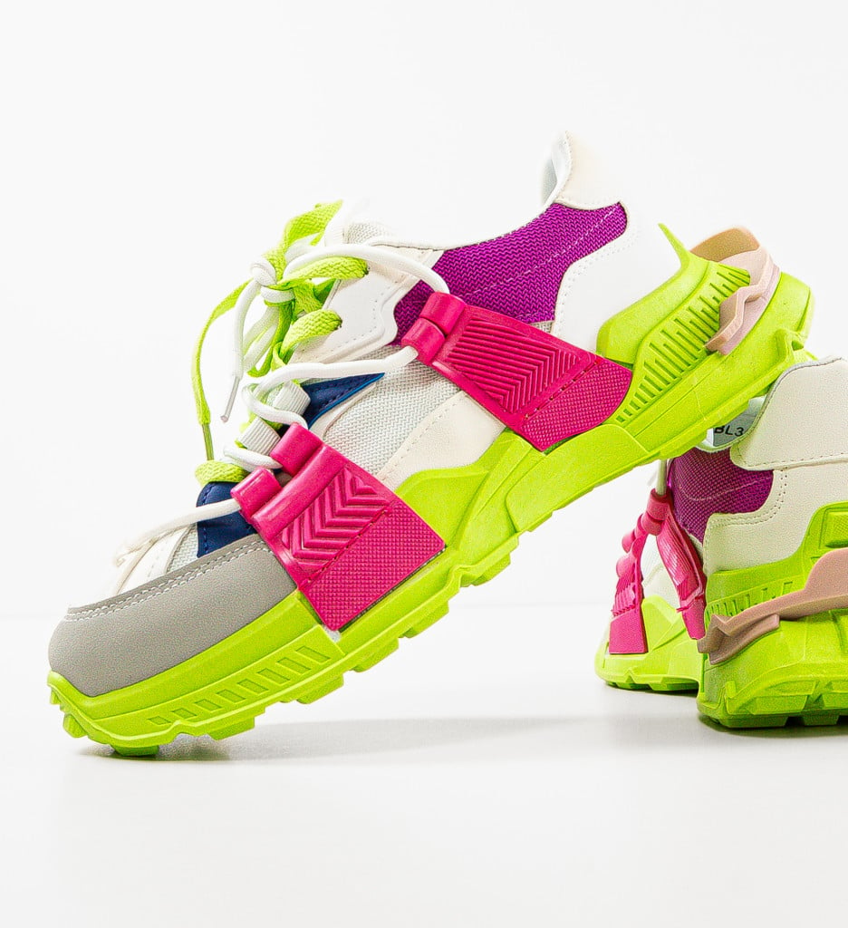 Sneakers dama Tucker Verzi Neon - 5 | YEO