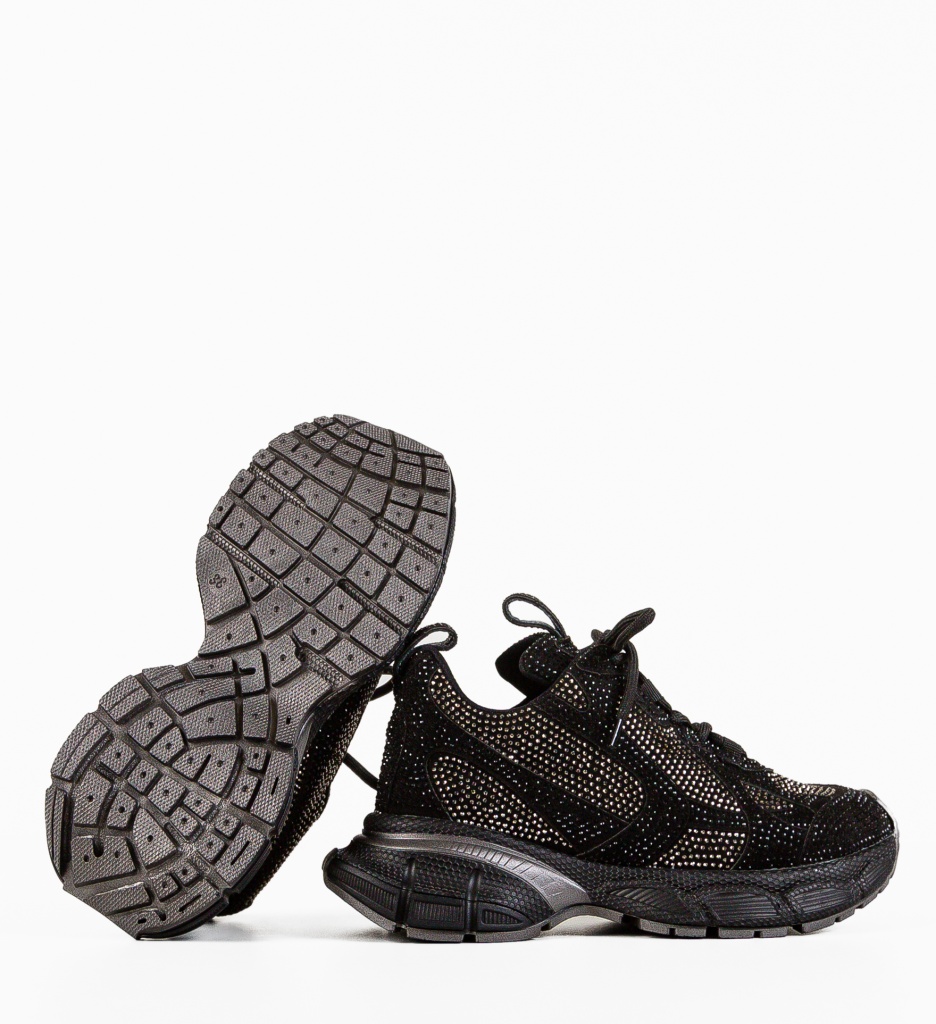 Sneakers dama Vredyka Negre - 5 | YEO