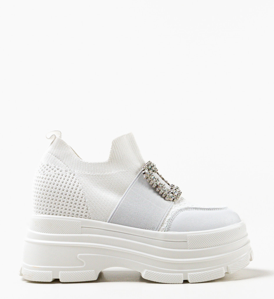 Sneakers dama Zunzet Albe - 4 | YEO