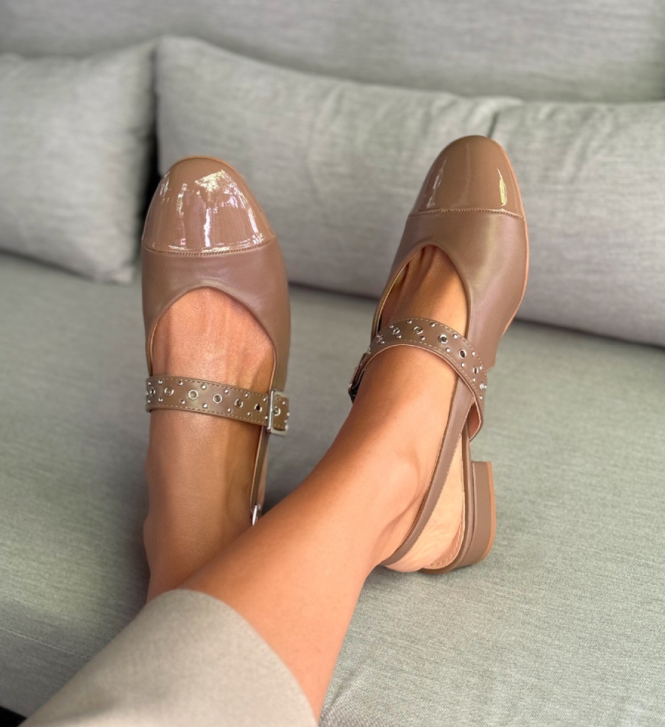 Balerini dama Andaluz Khaki - 1 | YEO