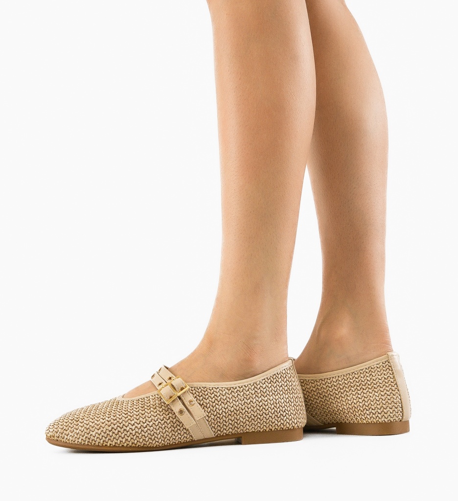 Balerini dama Peck Bej - 3 | YEO
