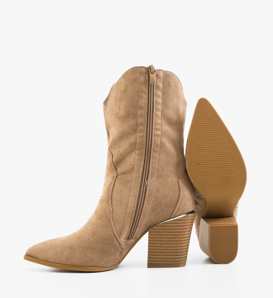 Botine dama Catheri Khaki - 5 | YEO